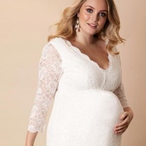 Tiffany Rose Chloe Lace Maternity Wedding Dress